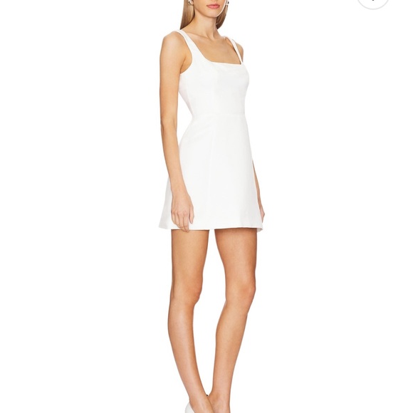 Amelie Mini Dress Ivory - Picture 2 of 6